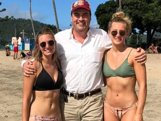 Whitsunday MP Jason Costigan was called a sleazebag by Deputy Premier Jackie Trad after making a video celebrating World Bikini Day last July with backpackers on Airlie Beach.