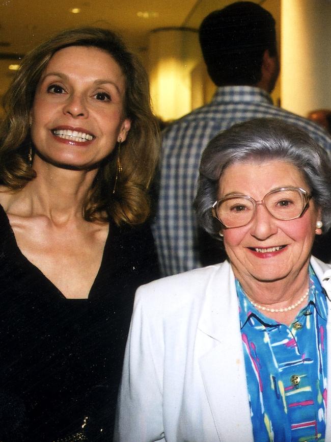 Journalist Marina Craig with Ms Brenton (right).