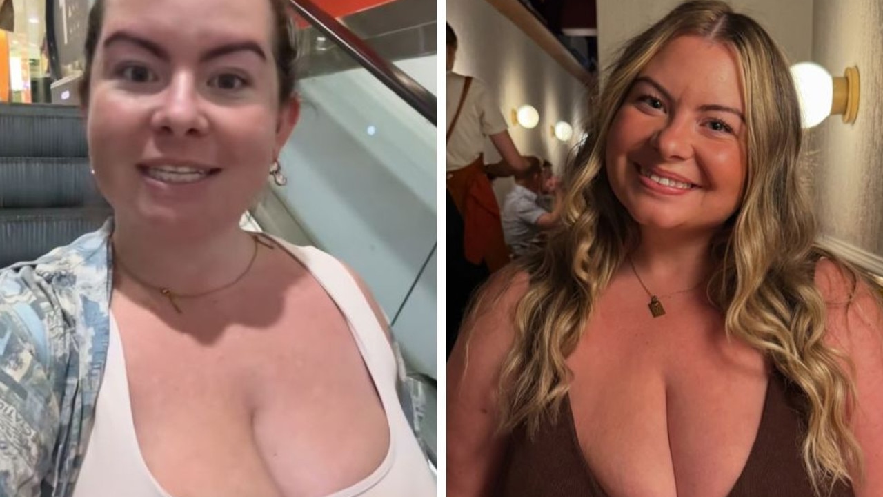 ‘Don’t look’: G-cup Aussie fed up with boob act