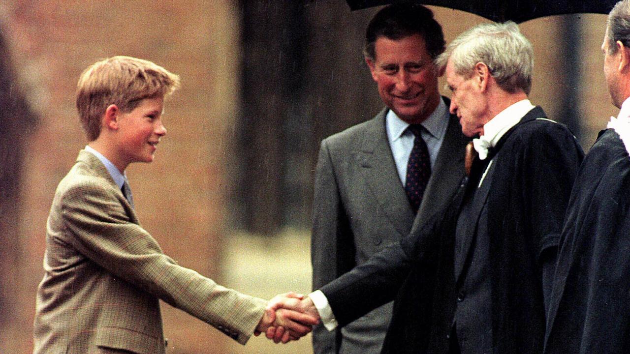 <b>1998: </b>Dealing with overwhelming grief in the aftermath of his mother’s grief, Prince Harry arrives at Eton with his father for his first day at the college. He later admitted to struggling with the academic rigours of the school.