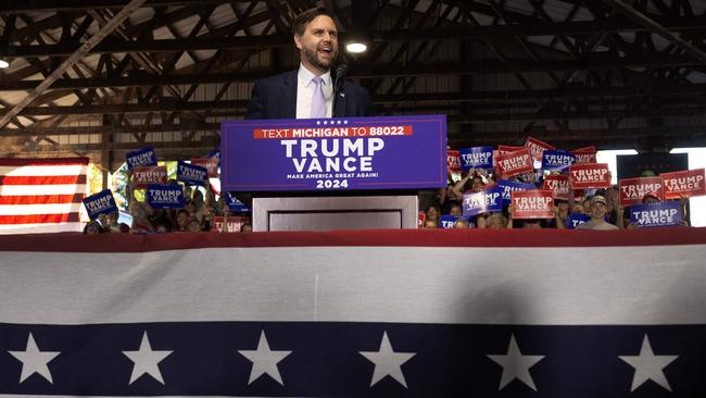 JD Vance is at the head of a pro-Trump policy movement that calls itself the “New Right.” Picture: Getty Images via AFP.