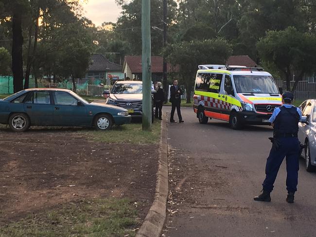 The street where the young couple and child were found. Picture: Nick Hansen