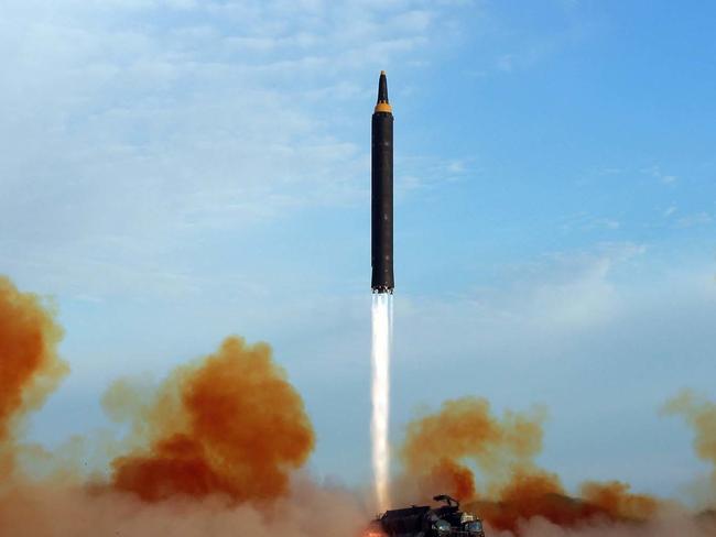 North Korea has fired off 19 ballistic missiles this year, sparking global condemnation. Picture: KCNA/AP