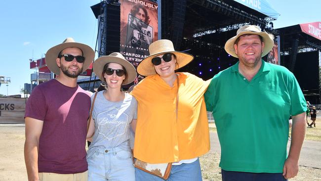 Jordan Biv, Jacinta Martian, Christine Walker, Lachlan Postle CMC Rocks Saturday March 18, 2023. Picture John Gass