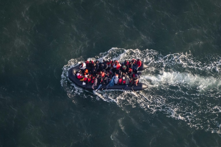 Four-month-old baby dies as migrant boat sinks off France