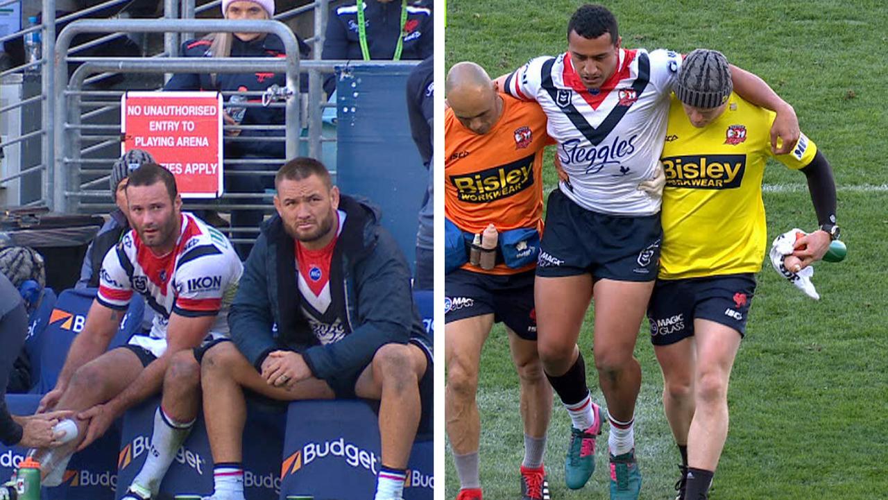 The Roosters could face time without Boyd Cordner and Sio Siua Taukeiaho