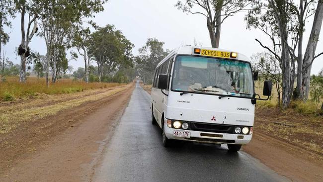 UPGRADE NEEDED: School bus operator Graham Henningsen is a daily user of the Biggenden-Gooroolba Road. Picture: Erica Murree