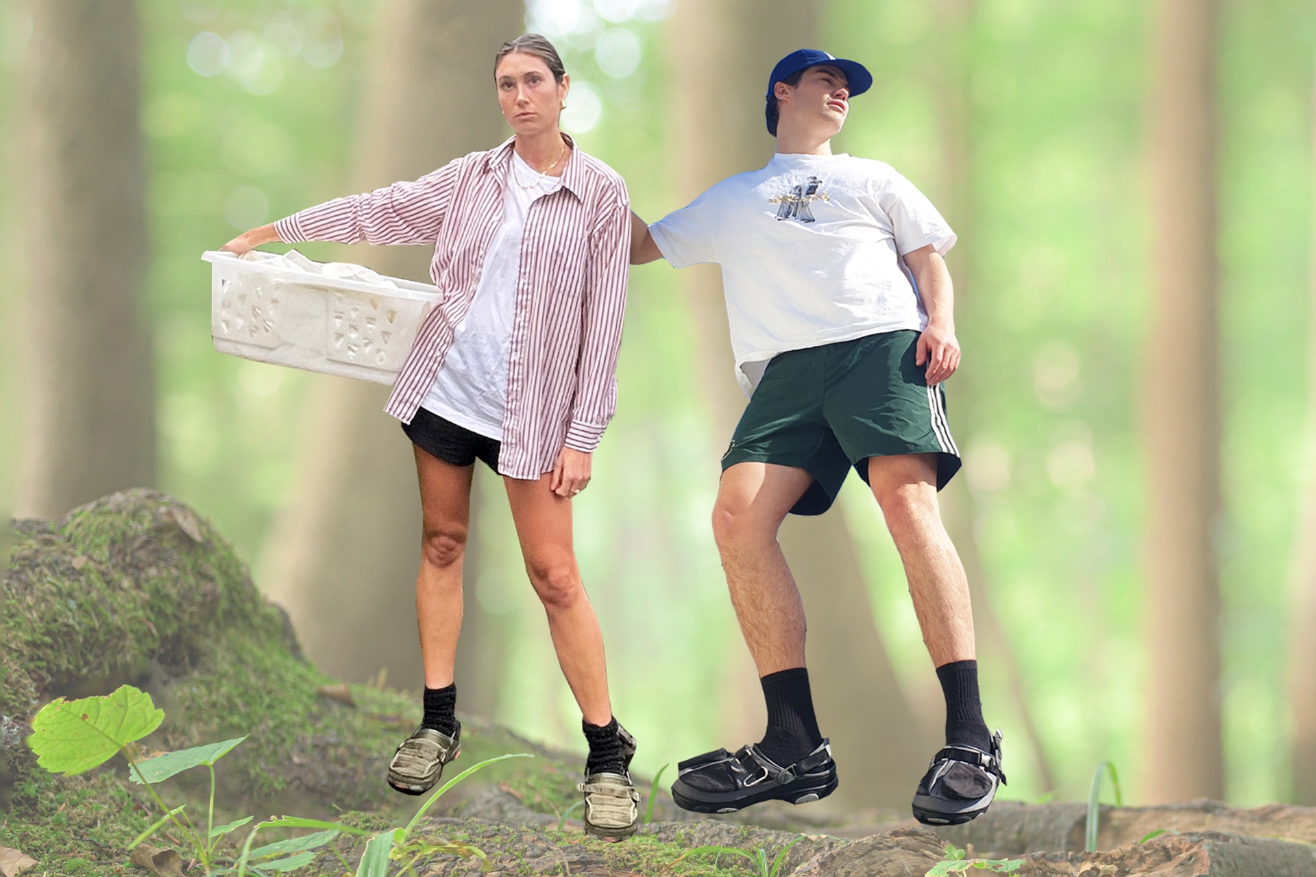 Reusachtig motief ongeluk Strap yourself in: 2 GQ editors road test the Crocs x Beams collaboration -  GQ Australia