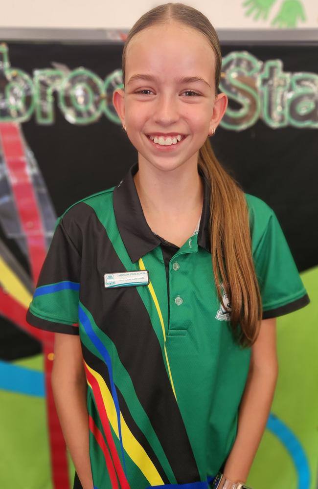 Ava Holme, 2024 Carbrook State School captain. Picture: Contributed