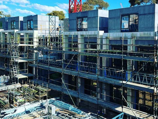 The builder was placed in administration in late August. Picture: Instagram