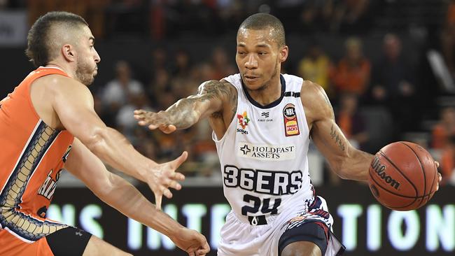 Adelaide 36ers import Jerome Randle was allegedly heckled and assaulted in the Cairns CBD after their game against the Cairns Taipans on Saturday night. Picture: Ian Hitchcock / Getty Images