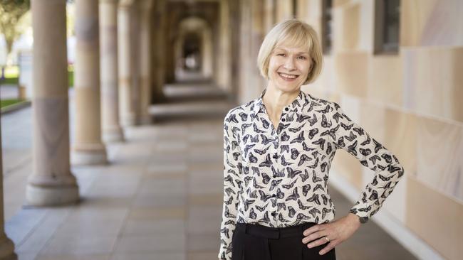 Deborah Terry returns to the University of Queensland as vice-chancellor, after six years heading Curtin University. Picture: Glenn Hunt