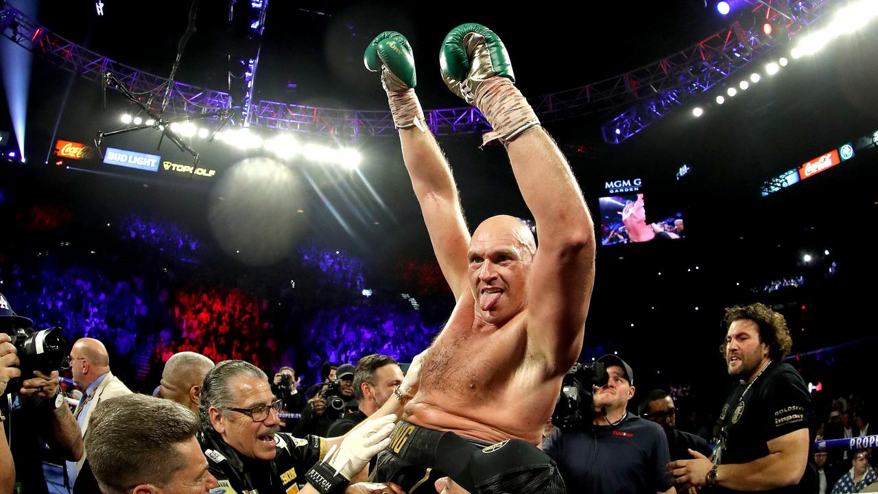 British boxer Tyson Fury has revealed his road map to boxing greatness. Photo: Getty Images