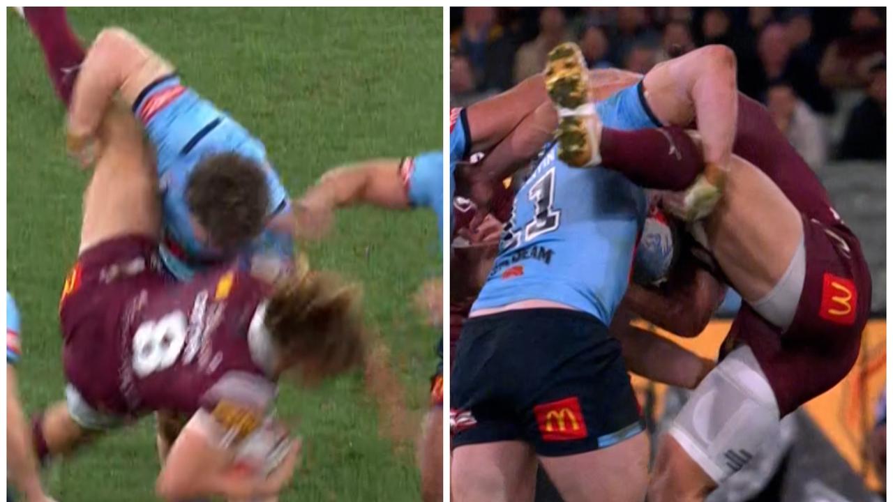 ‘Inconsistency and hypocrisy’: Legend confused as NSW star’s ugly tackle avoids sin bin