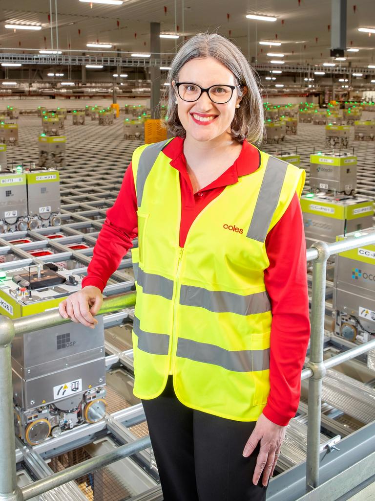 Coles CEO Leah Weckert. Picture: Rebecca Michael