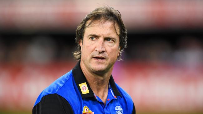 Luke Beveridge issued an apology on Thursday evening. Picture: Getty