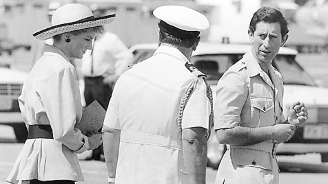 Charles and Diana, Princess of wales, in Darwin in 1983.