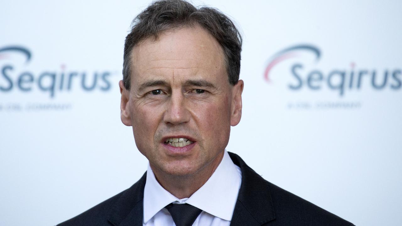 Health Minister Greg Hunt has blasted the border closure. Picture: NCA NewsWire / Sarah Matray