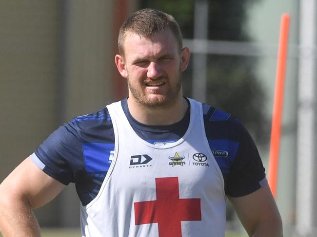 North Queensland Cowboys pre-season training at the Townsville Sports Reserve. Picture: Evan Morgan