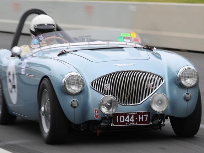 Geelong Revival. Austin- Healey Picture: Mark Wilson