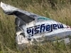 Debris from the MH17 crash.