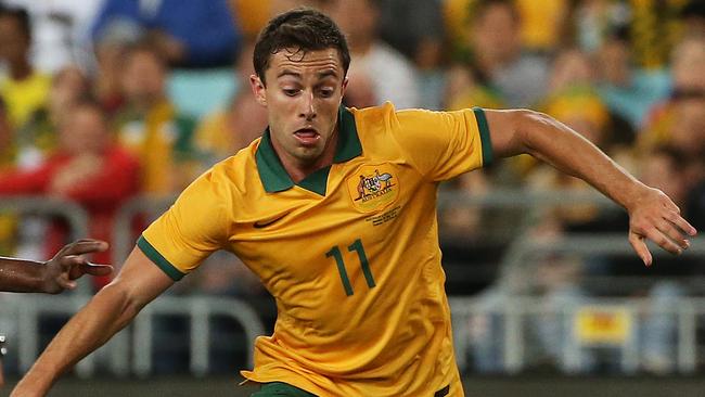 Socceroo Tommy Oar has signed for the Mariners. Picture: Phil Hillyard