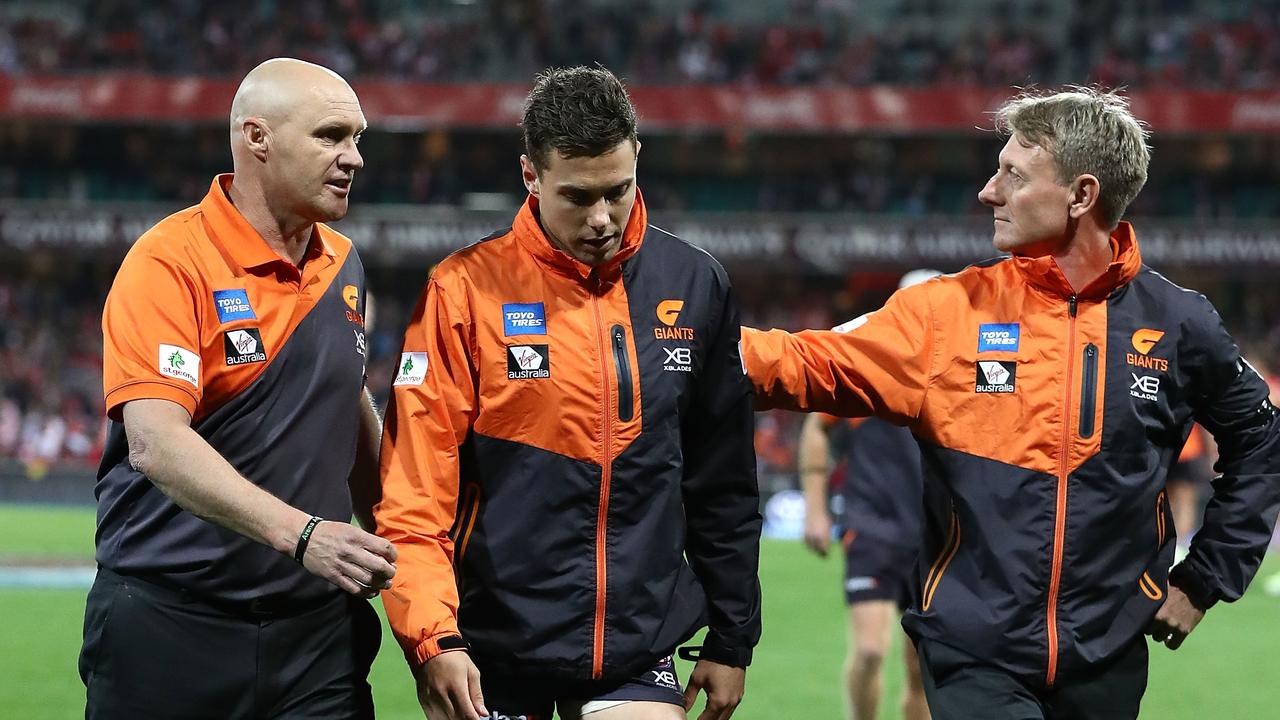 The Giants are hoping Josh Kelly returns in 2018. Photo: Ryan Pierse/Getty Images.