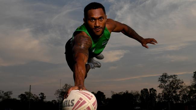 Blackhawks winger Ratu Rotavisoro was drafted by the Burdekin Roosters. Picture: Evan Morgan