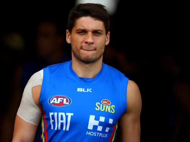 Gold Coast Suns training at Metricon Stadium this afternoon - Dion Prestia Photo: David Clark