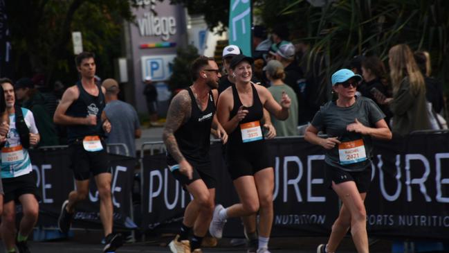Some of the magic moments and action from the ASICS Runaway Noosa Marathon. Photo: Mark Furler