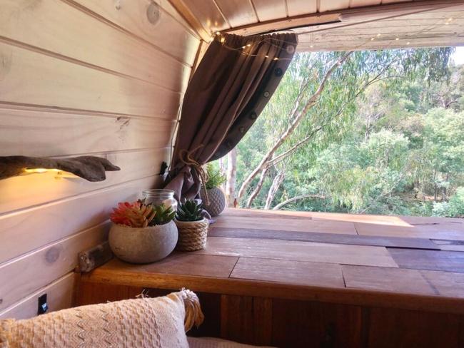 Jamie Lawson and Andrew Garnett, of Blackbird Camper Co. transform ordinary campervans into glampervans. Picture: Contributed