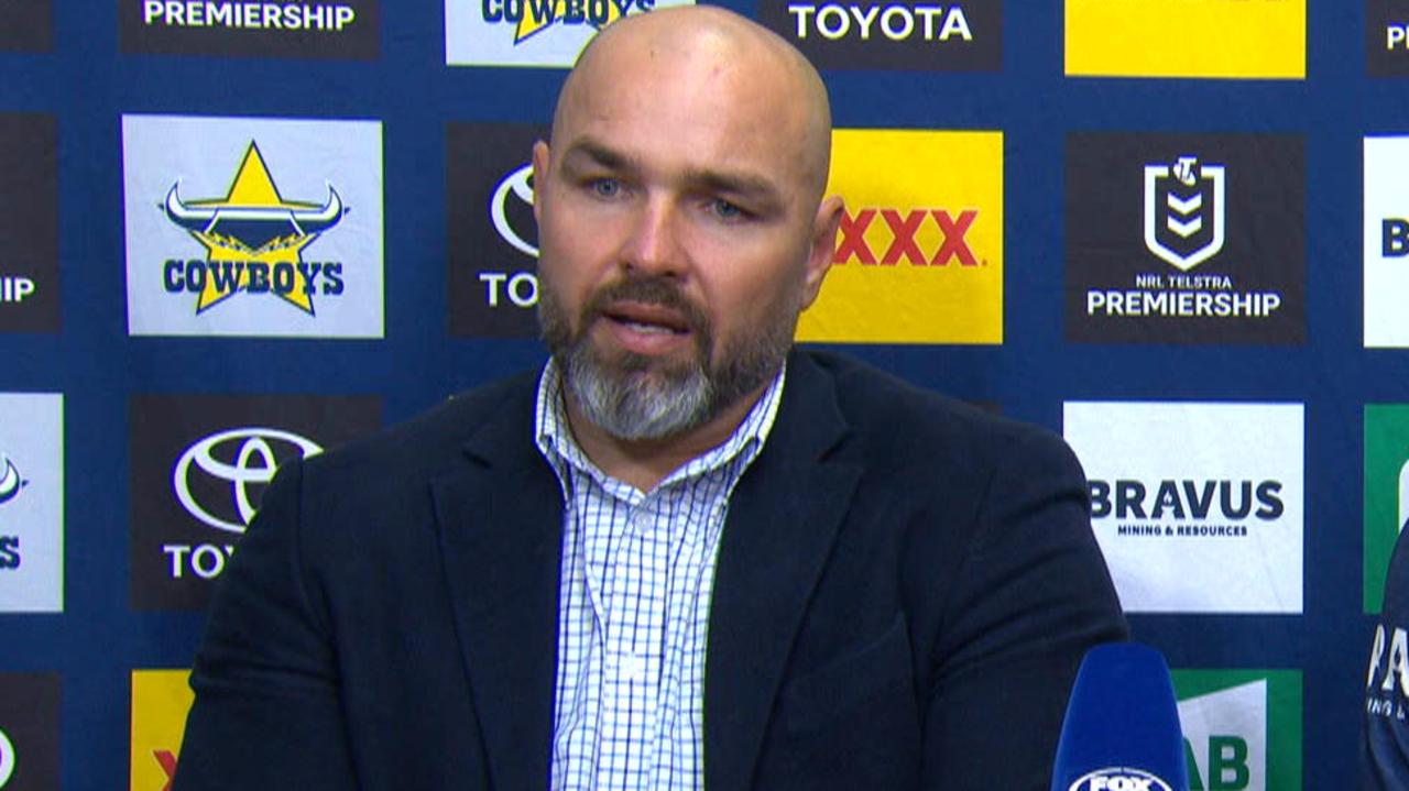 Todd Payten, Trainer der North Queensland Cowboys, Pressekonferenz, Pathers, Finale, Saison vorbei