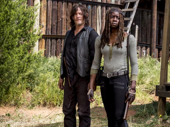 Daryl (Norman Reedus) has stepped up into a leadership role while Michonne (Danai Gurira) will leave the show.