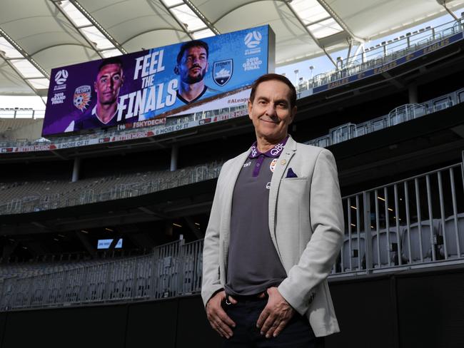 Tony Sage has handed back Perth Glory’s licence to the Australian Professional Leagues. Picture: Philip Gostelow