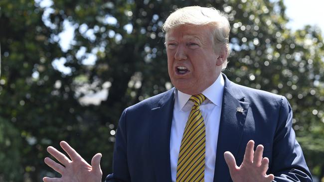 US President Donald Trump says he doesn’t want to ‘kill 150 Iranians — or anybody’. Picture: AP