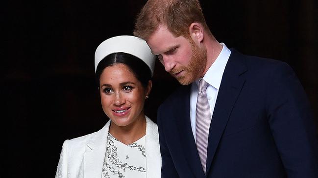 The Duchess and the Duke of Sussex. Picture: