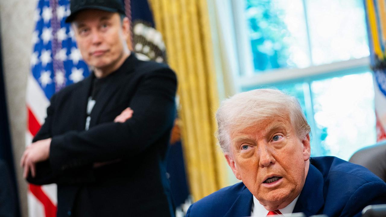 US President Donald Trump speaks during a news conference with Elon Musk in the Oval Office of the White House. Photo: Allison ROBBERT / AFP