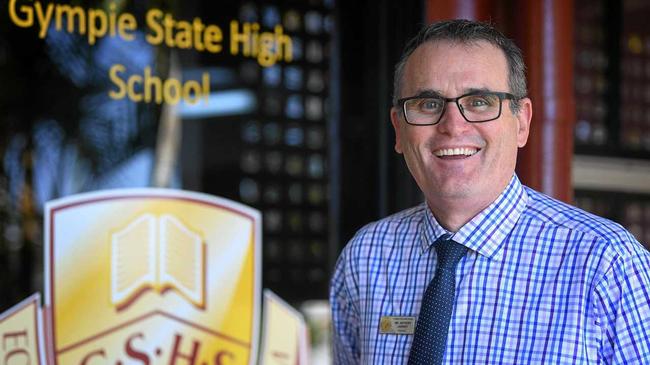 Gympie High principal Anthony Lanskey. Picture: Renee Albrecht