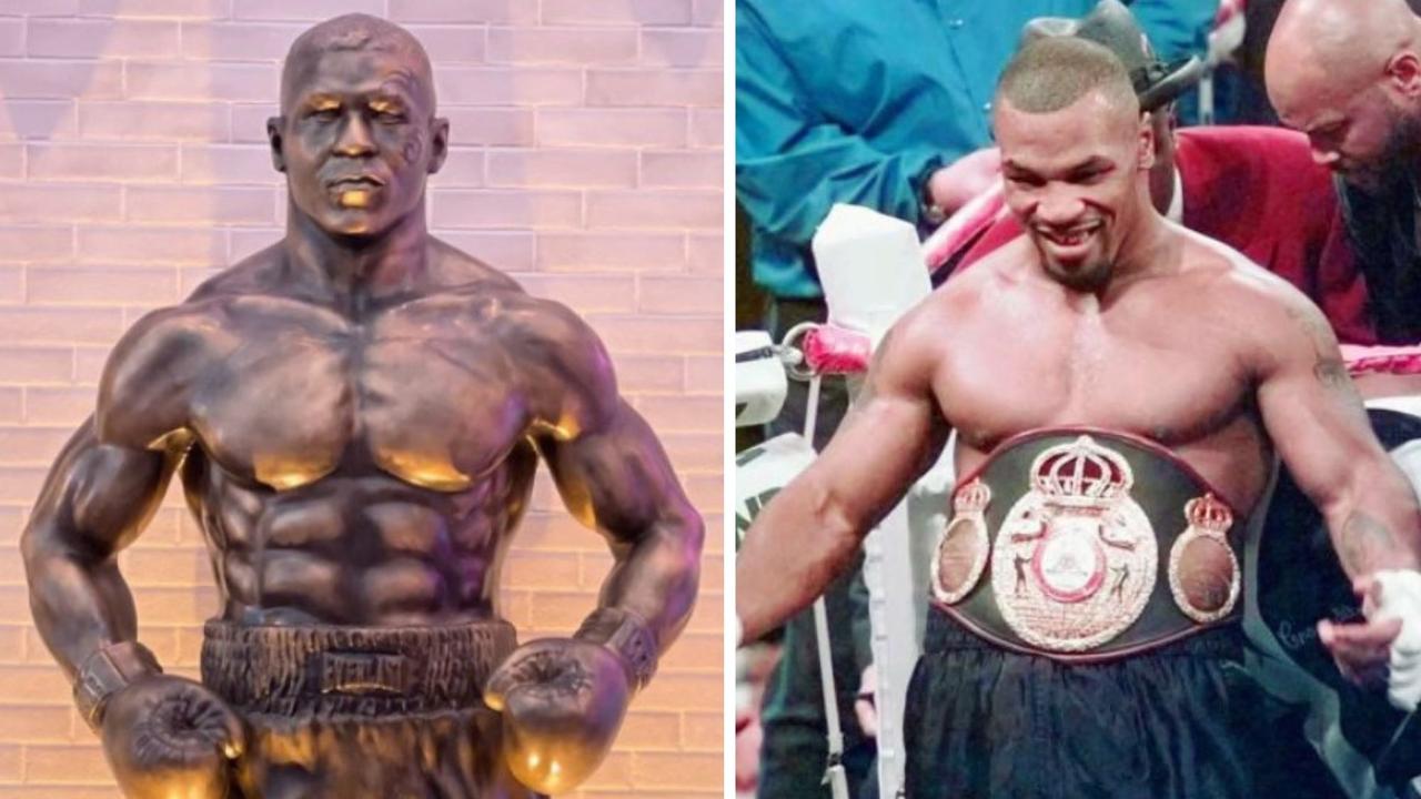 Mike Tyson's statue doesn't look anything like him. Photo: Getty Images