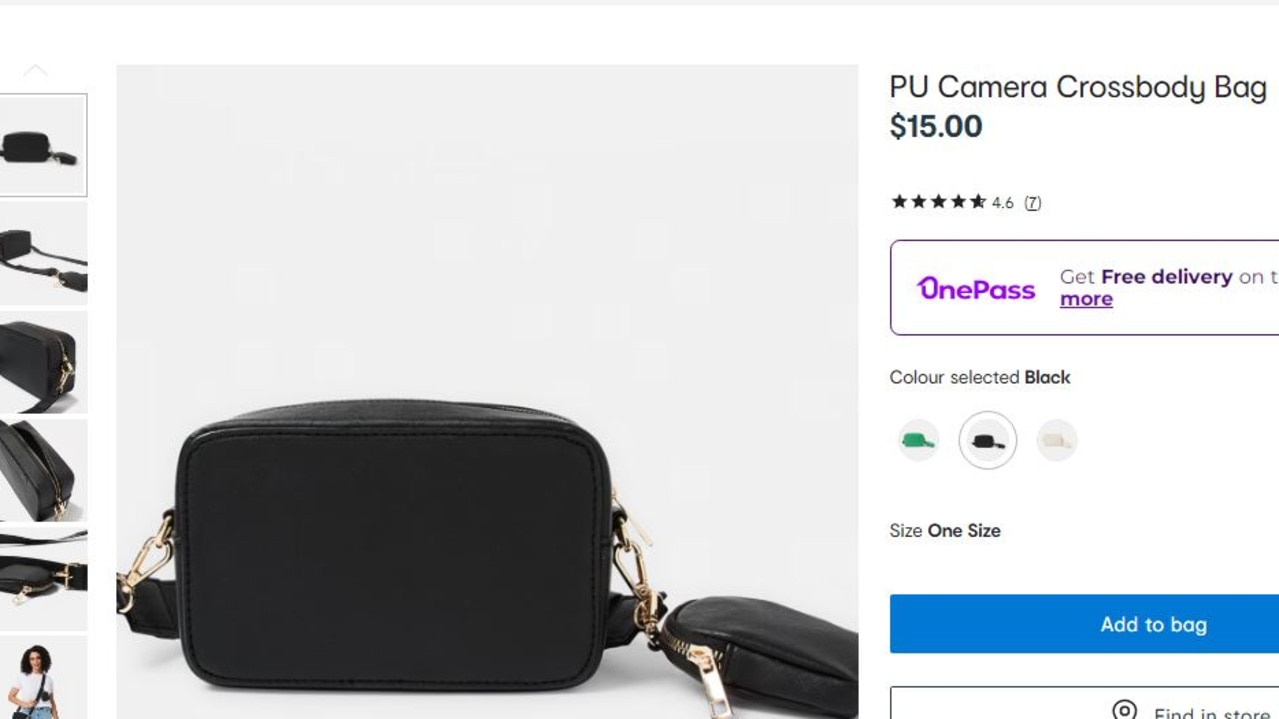 Ladies discount handbags kmart