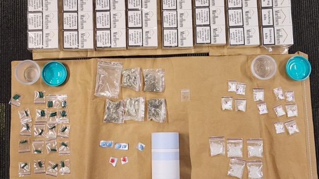 Camden Highway Patrol officers allegedly found cocaine, MDMA, Viagra and tobacco in the 46-year-old man's car. Picture: Facebook