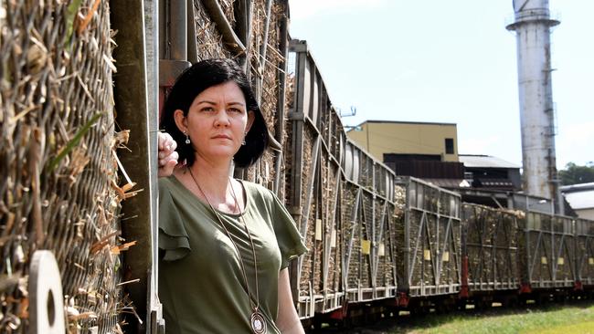 Canegrower and director of the Far North Milling Company, Liza Giudice, at the Mackay Sugar-owned mill at Mossman, 100km north of Cairns. Picture: Brian Cassey