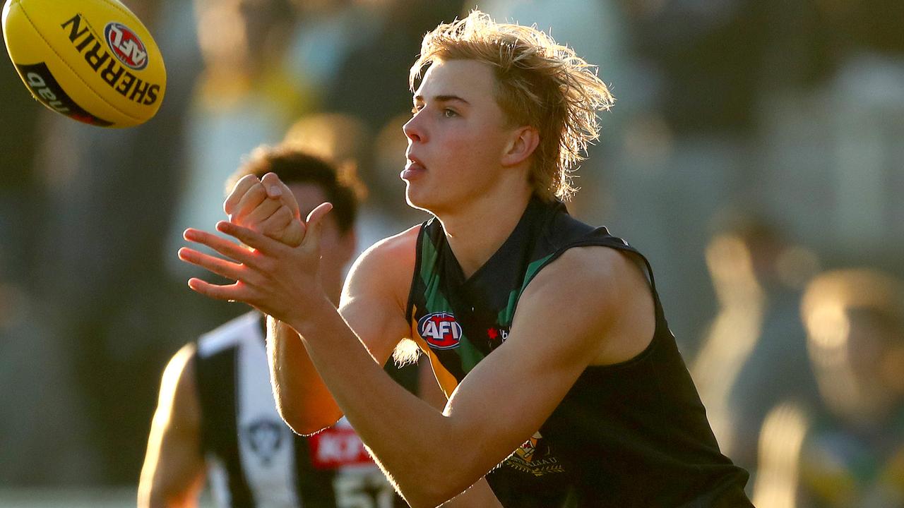 Harry Lemmey played for the NAB AFL Academy in May. Picture: Kelly Defina