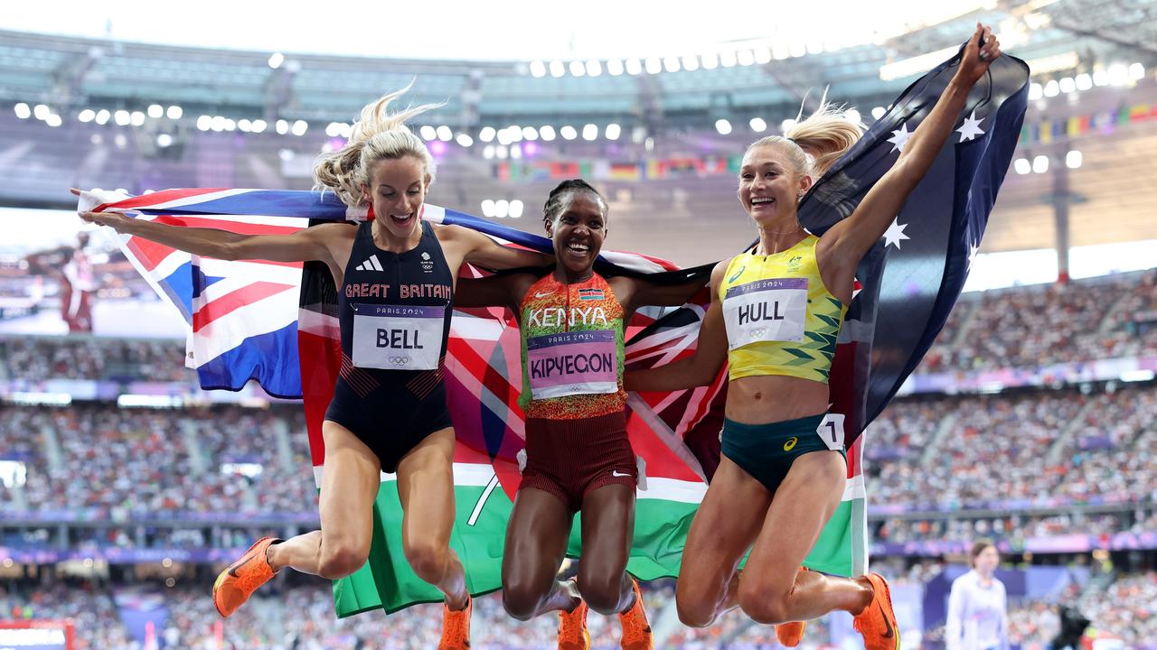 Aussie Jess Hull got silver. Photo by Michael Steele/Getty Images