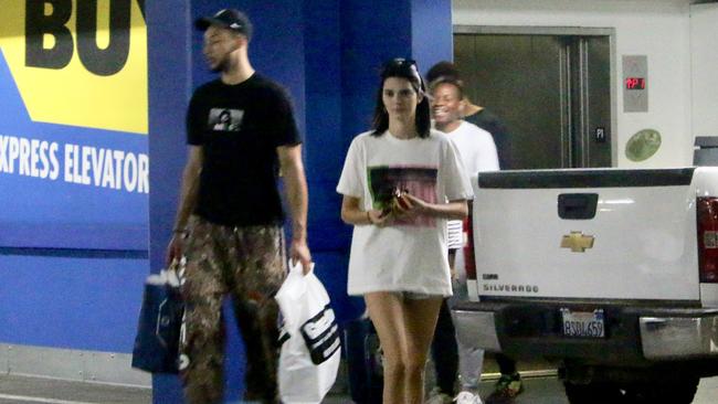 Kendall Jenner and Ben Simmons go shopping. Picture: MEGA