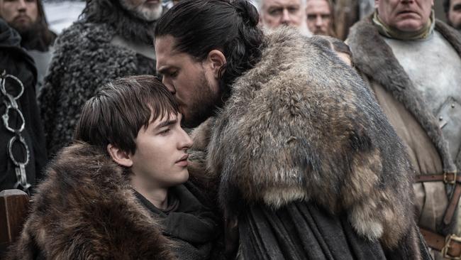 He plays Brandon Stark in the popular series. Picture: Helen Sloan/HBO via AP