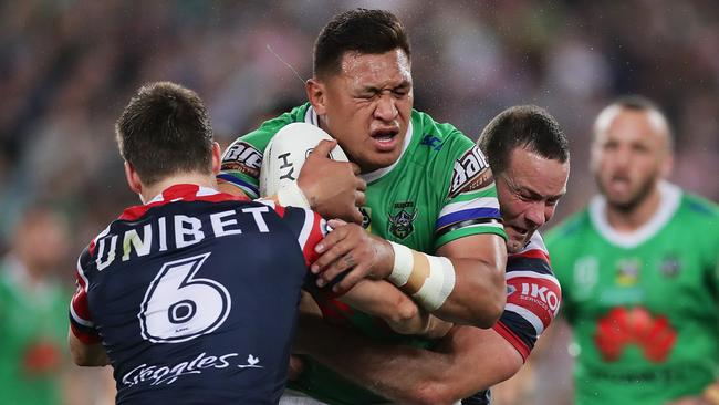 Canberra and the Roosters will play the grand final rematch in Round 11 in Perth. Picture: Mark Metcalfe