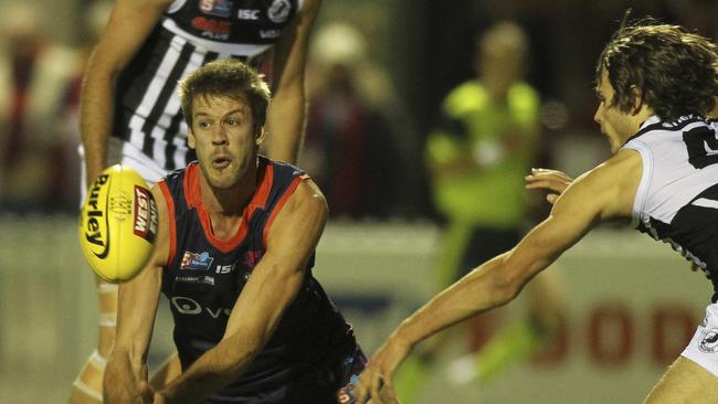 Norwood’s Brady Dawe will make his 200th appearance in the clash against South Adelaide. Picture: Picture Dean Martin