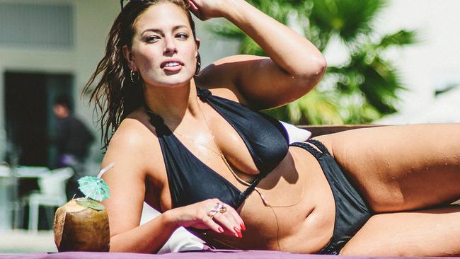 Ashley Graham in Cancun. Picture: X17online.com