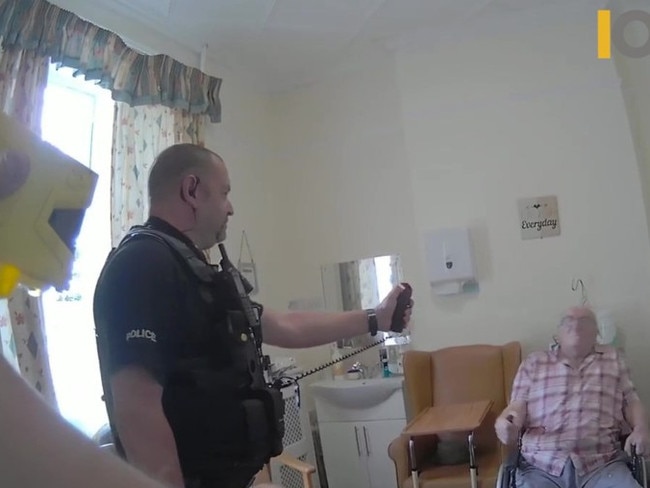 Donald was first pepper sprayed by Smith. Picture: Independent Office for Police Conduct